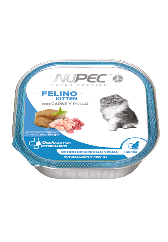 Nupec Felino Kitten Alimento Humedo 100g Ecatshop